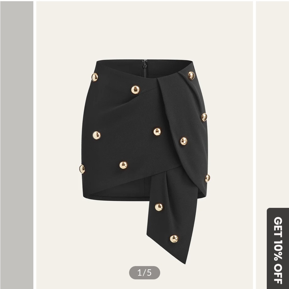 Commense Metal Decor Skirt